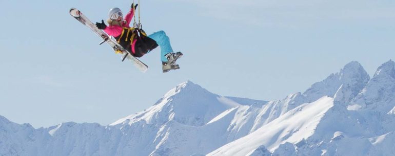 Val Thorens La Tyrolliene World's highest zipline