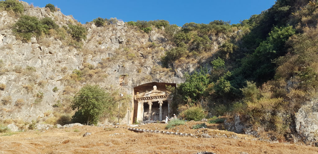 The main gateway tomb - Amyntas rock tombs, Fethiye