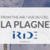 Drone footage of La Plagne Paradiski France
