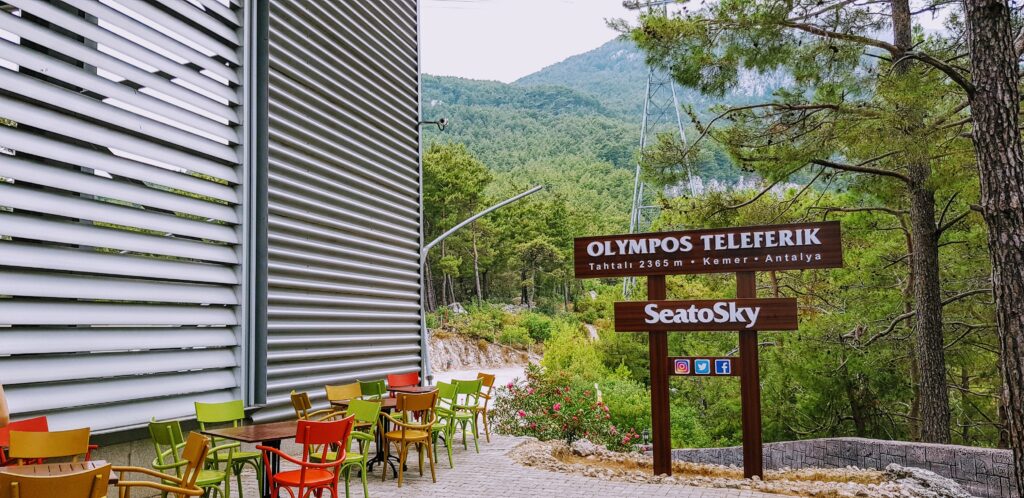 Sea to Sky Mt Olympos cable car Antalya Turkey