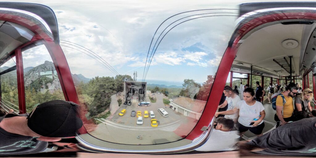 Olympos Teleferik base station 360VR Virtual Reality