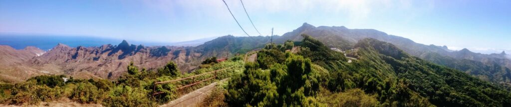 The Anaga ridge on Tenerife