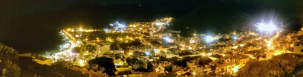 St Sebastian de la Gomera at night