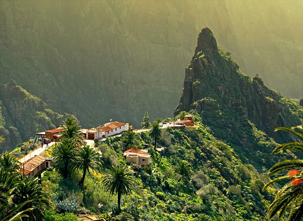 Masca Gorge and village on Tenerife