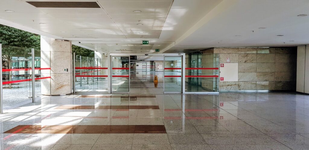 Ankara airport very quiet during Coronavirus