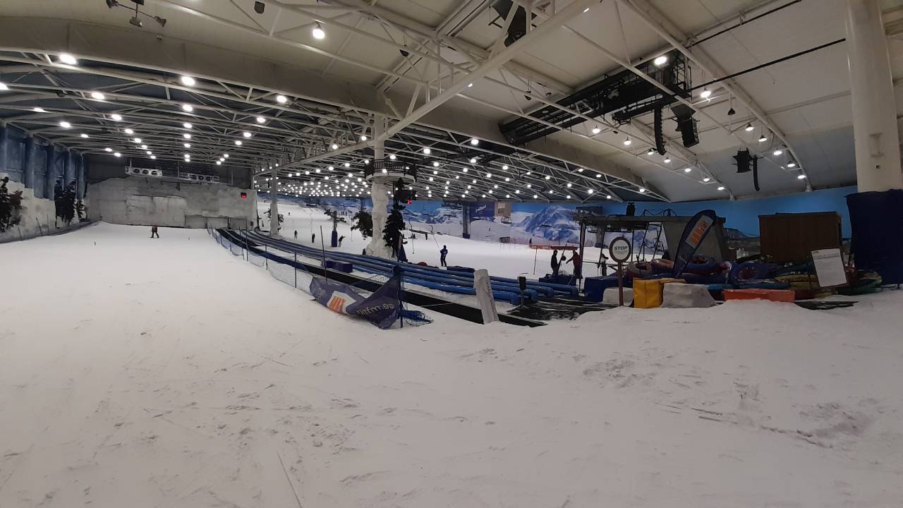 Inside the Madrid Snozone at Xanadu shopping centre